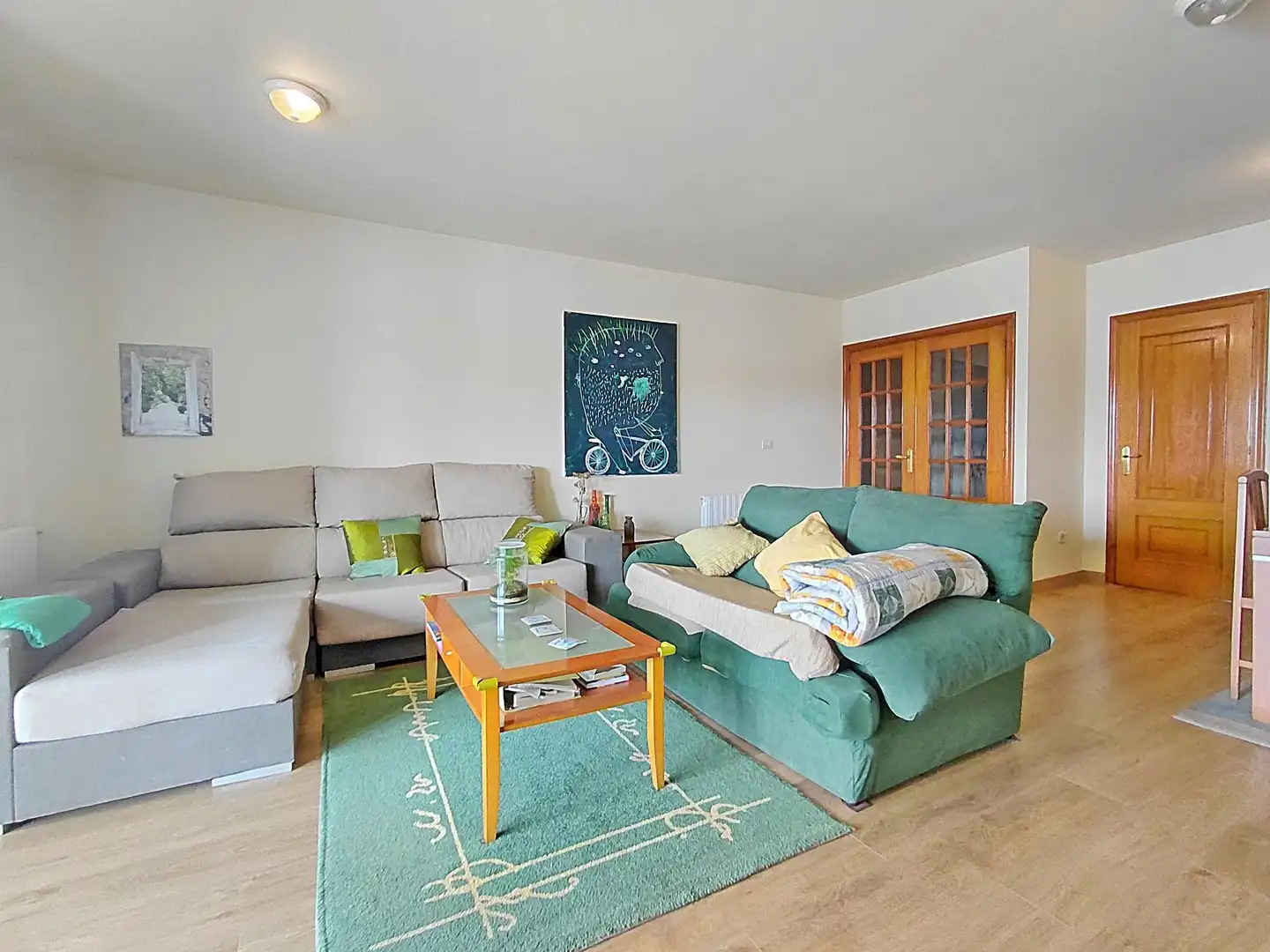 Sala d'estar de Casa o xalet en venda en Cambados amb Calefacció, Jardí privat i Terrassa