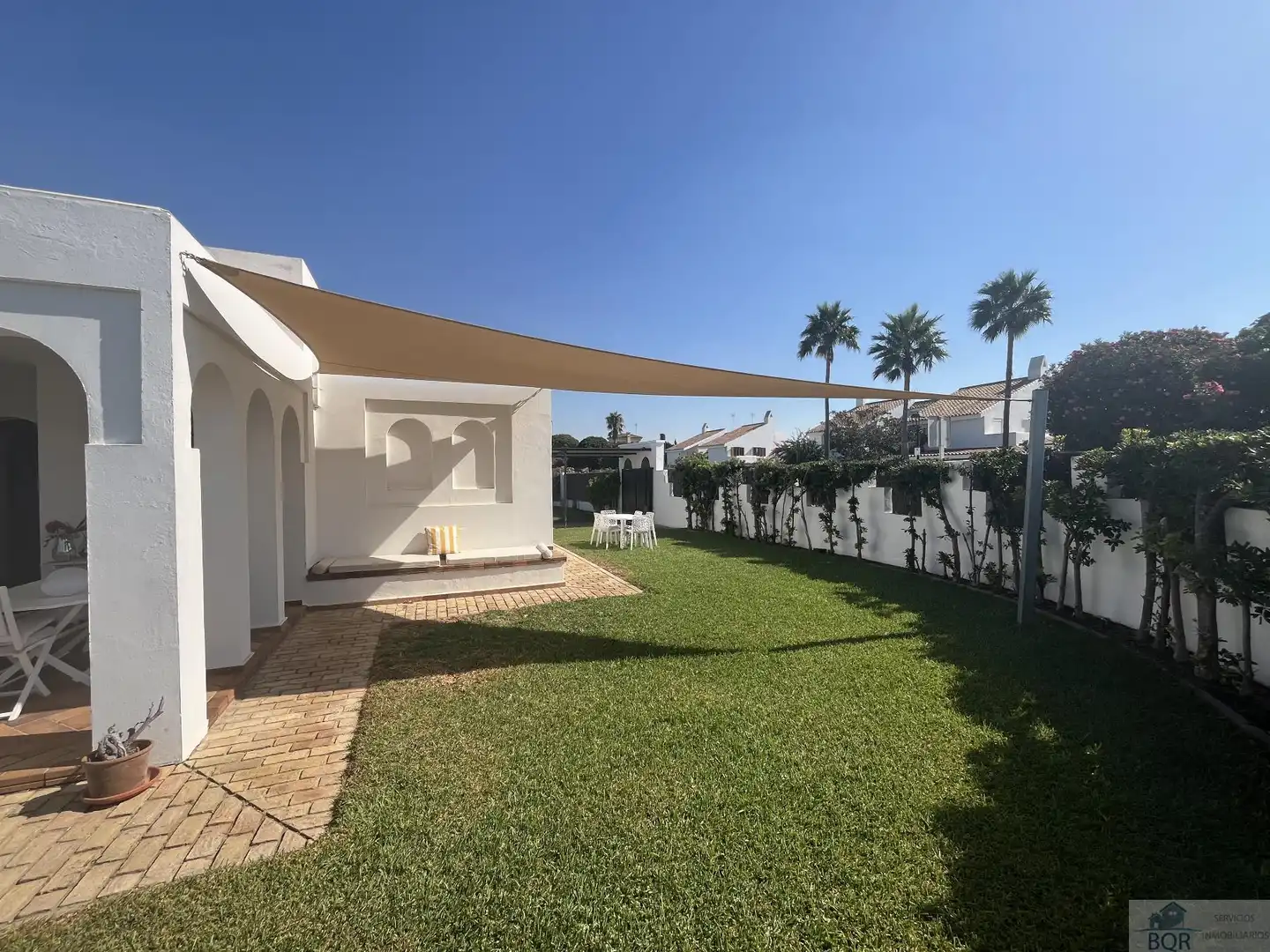 Jardín de Casa o chalet de alquiler en El Puerto de Santa María con Aire acondicionado, Calefacción y Terraza