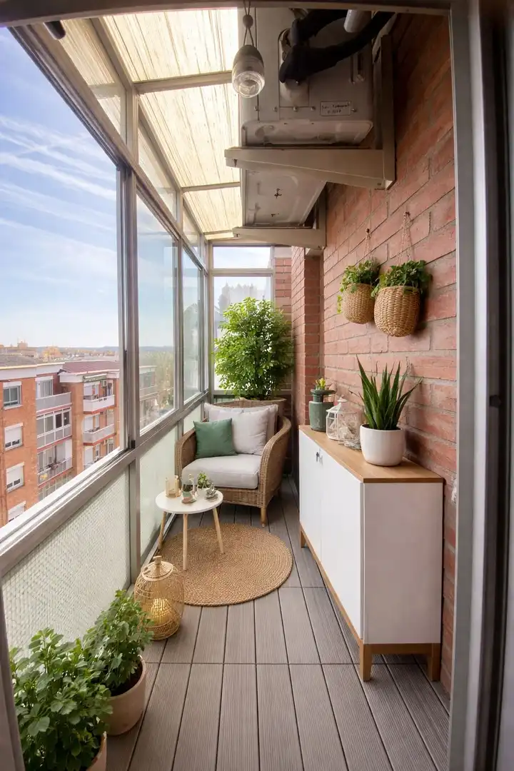 Balcony of Flat for sale in Sabadell  with Air Conditioner and Balcony