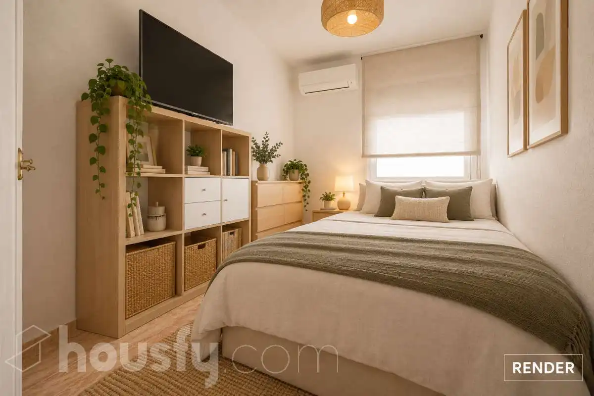 Bedroom of Flat for sale in Villaverde