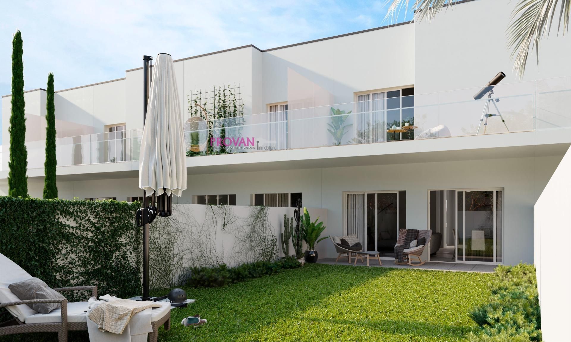 Vista exterior de Casa adosada en venda en Torrejón de Ardoz amb Aire condicionat, Calefacció i Terrassa