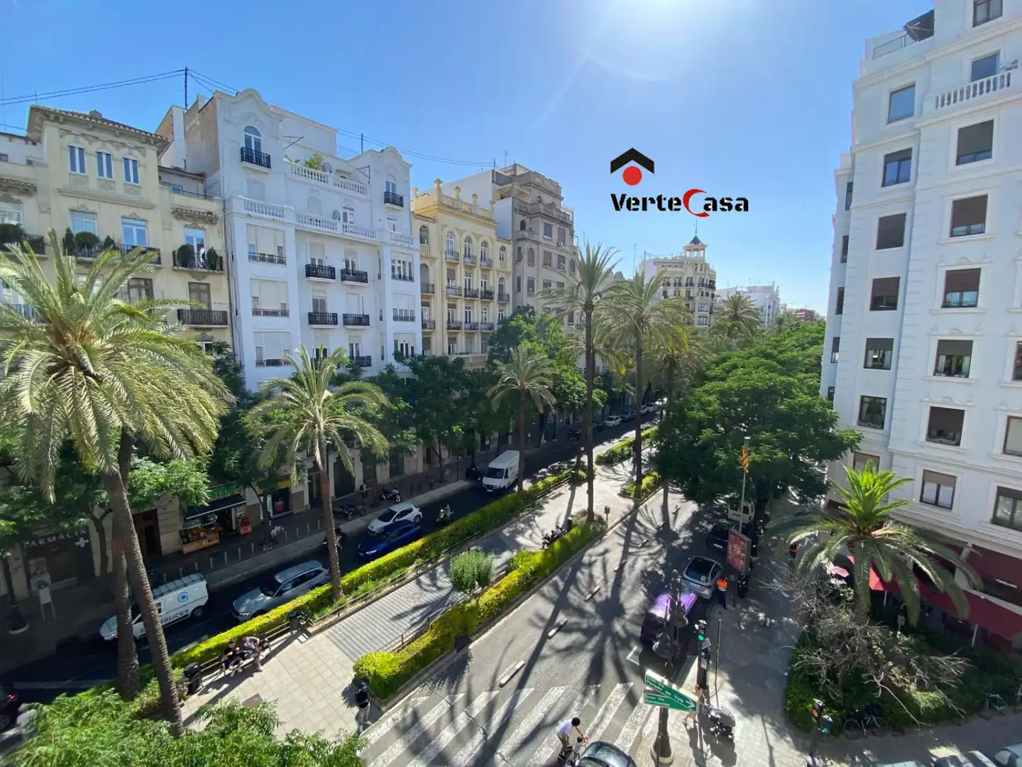 Vista exterior de Piso de alquiler en Valencia con Aire acondicionado, Calefacción y Parquet