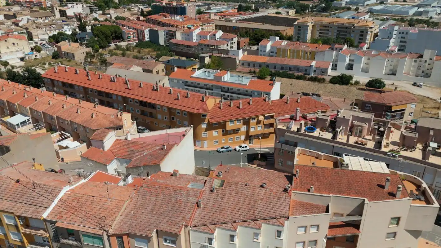 Vista exterior de Piso en venta en Onil con Calefacción, Terraza y Trastero