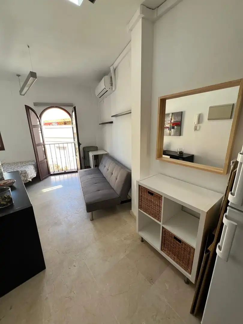 Living room of Attic for rent in Sevilla  with Air Conditioner, Terrace and Storage room