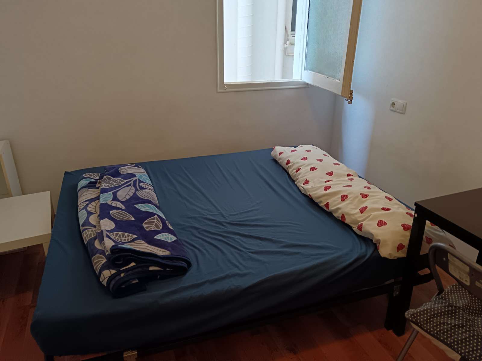 Bedroom of Flat to share in  Barcelona Capital  with Air Conditioner and Terrace