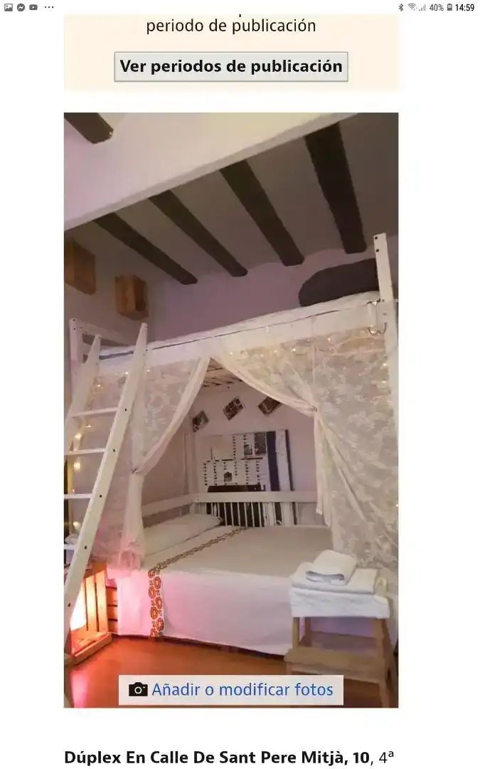 Dormitori de Àtic en venda en  Barcelona Capital amb Aire condicionat i Balcó