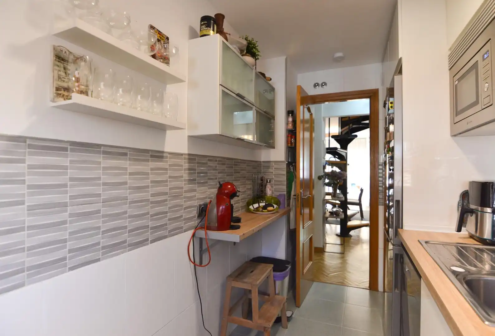 Kitchen of Duplexes for sale in Villanueva del Pardillo  with Air Conditioner, Heating and Parquet flooring