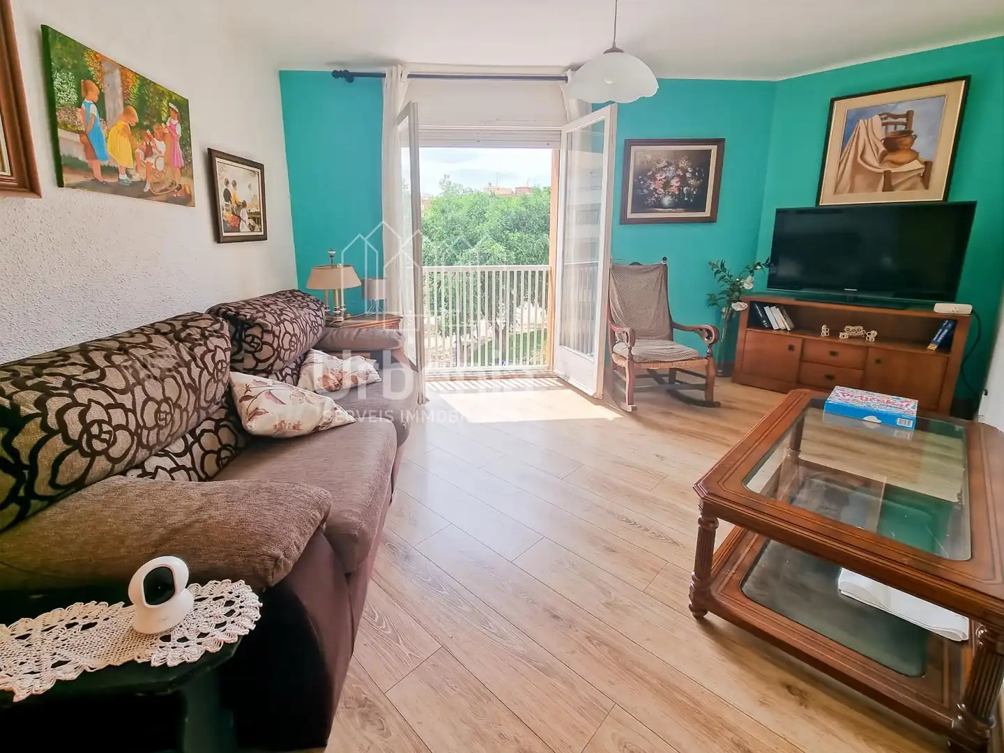 Sala de estar de Piso en venta en Mataró con Aire acondicionado, Calefacción y Terraza