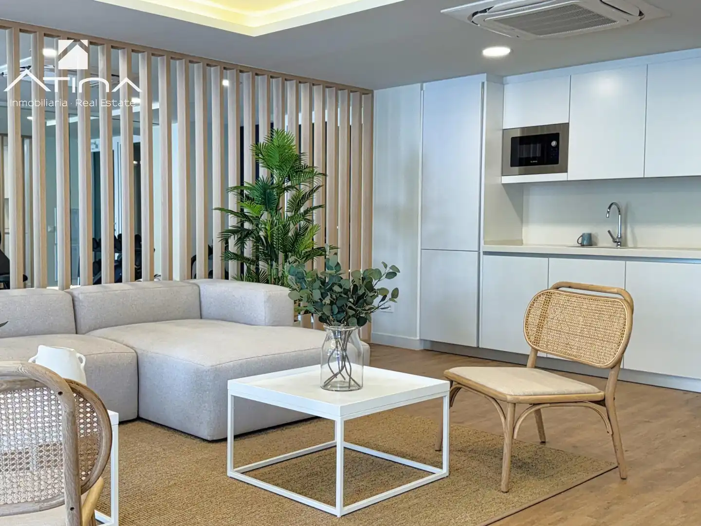 Sala d'estar de Apartament en venda en Jávea / Xàbia amb Aire condicionat, Calefacció i Terrassa