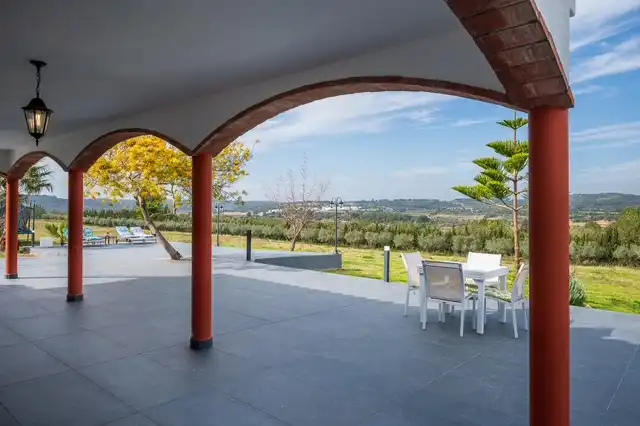 Terraza de Finca rústica en venta en La Riera de Gaià con Aire acondicionado, Calefacción y Jardín privado