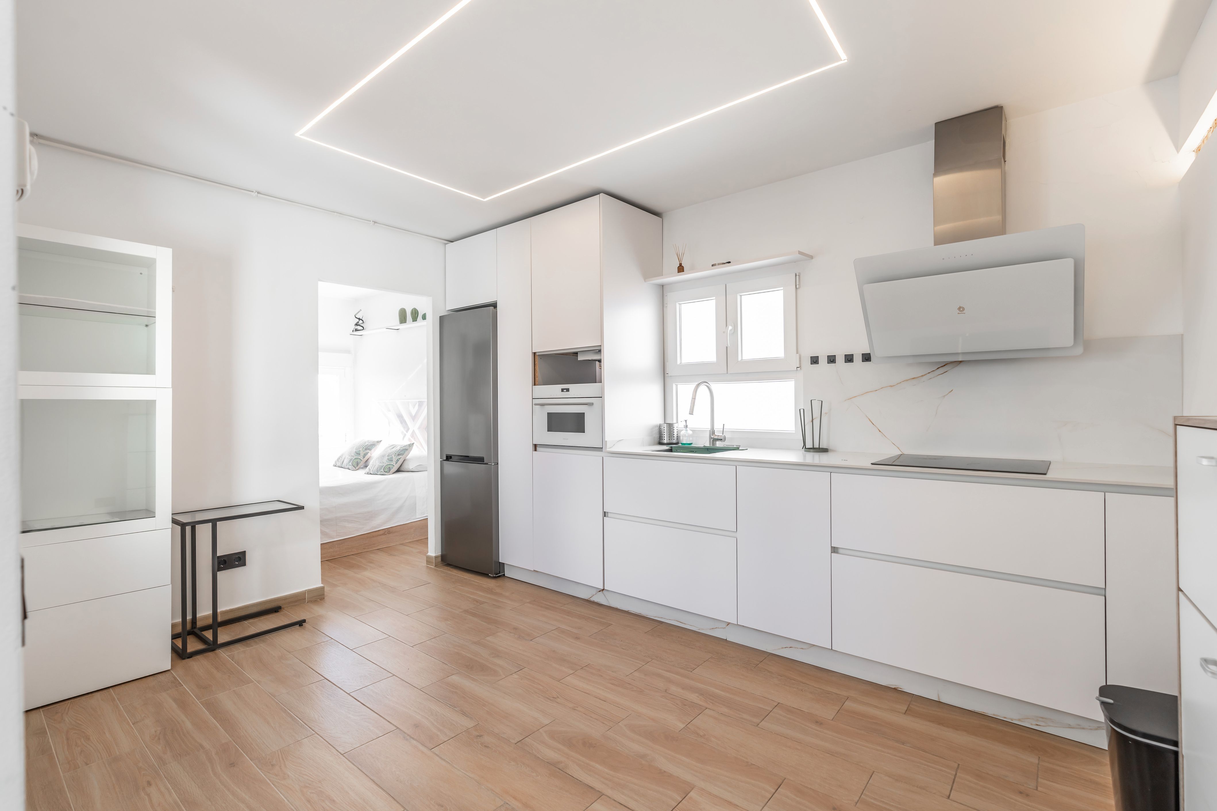 Kitchen of Duplex for sale in  Madrid Capital  with Air Conditioner, Heating and Terrace