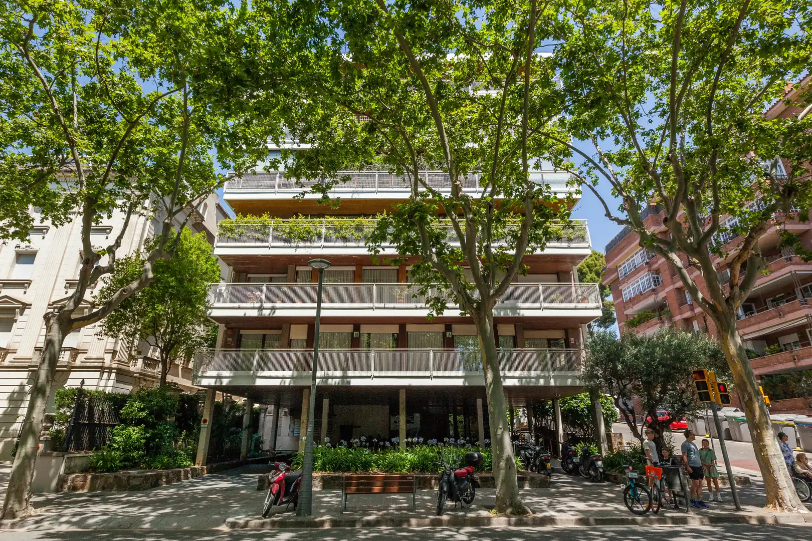 Vista exterior de Àtic de lloguer en Barcelona amb Aire condicionat, Calefacció i Parquet