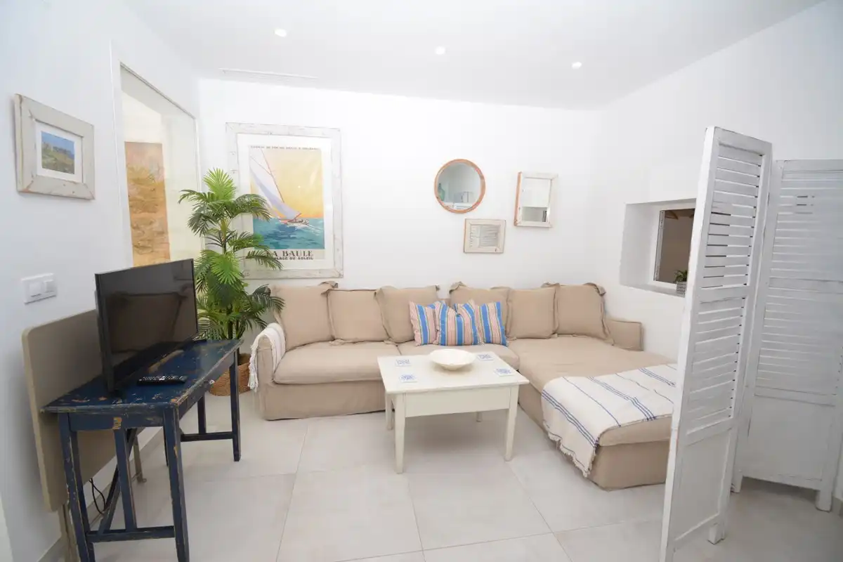 Sala d'estar de Casa adosada en venda en Jávea / Xàbia amb Aire condicionat