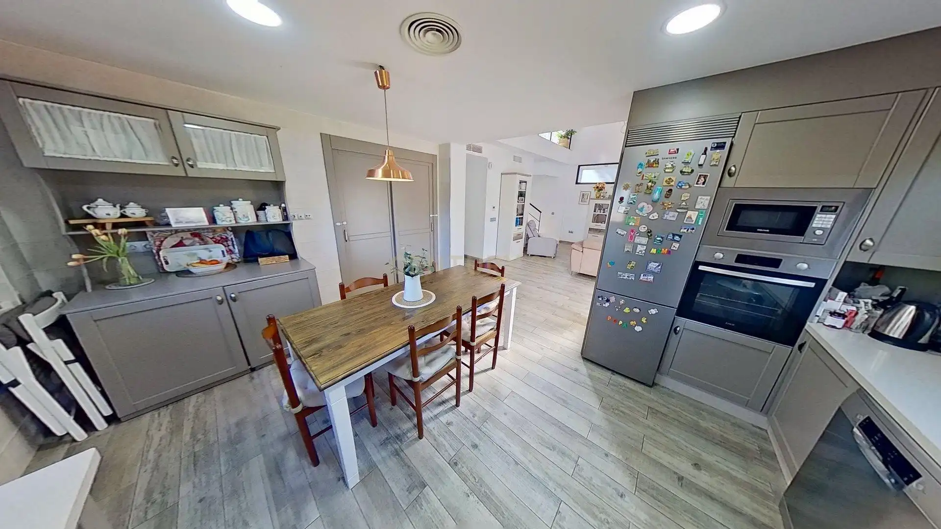 Cocina de Casa o chalet en venta en Alhaurín de la Torre con Aire acondicionado, Jardín privado y Trastero