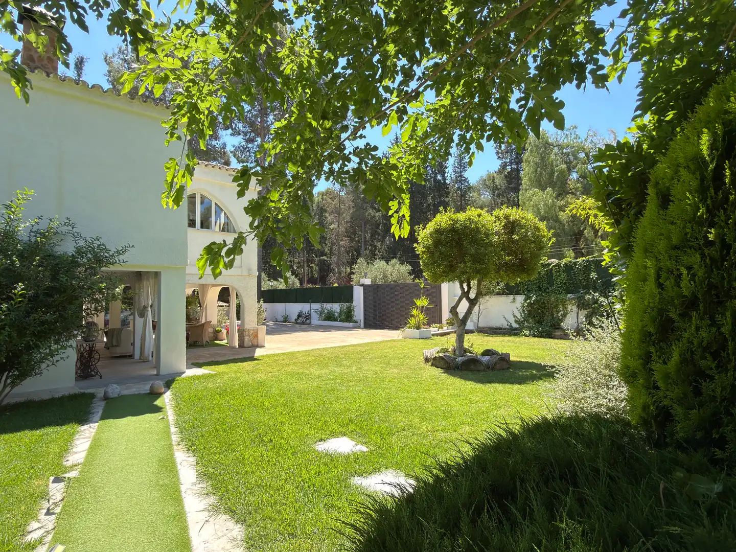 Jardí de Casa o xalet en venda en Náquera amb Aire condicionat, Jardí privat i Terrassa