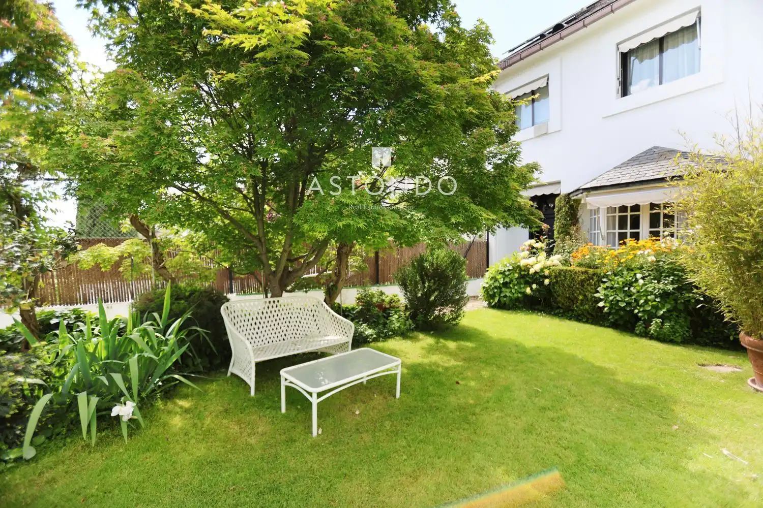 Garden of Houses for sale in Madrid  with Air Conditioner, Heating and Terrace