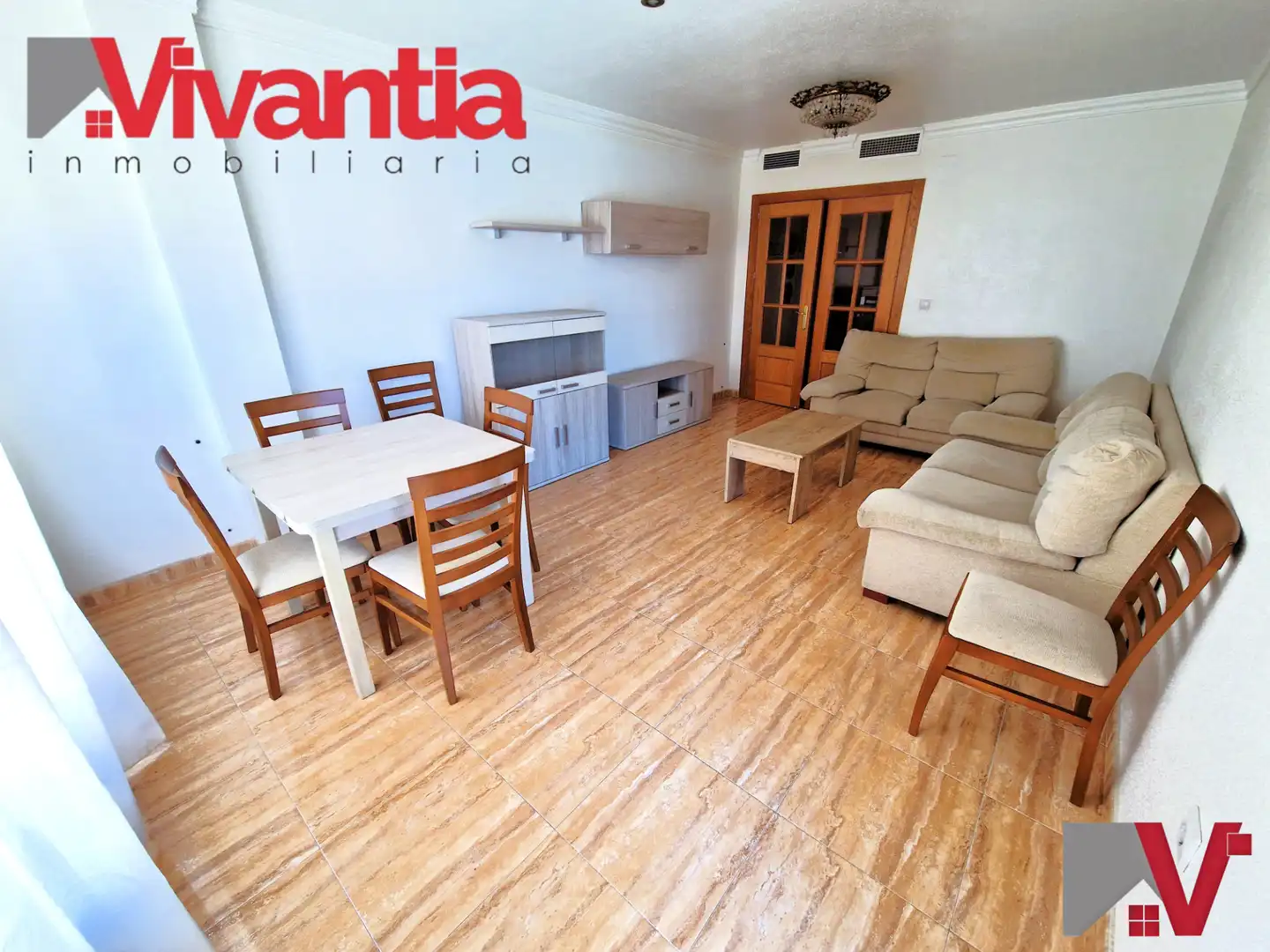 Living room of Flat for sale in Lorca  with Air Conditioner, Heating and Terrace