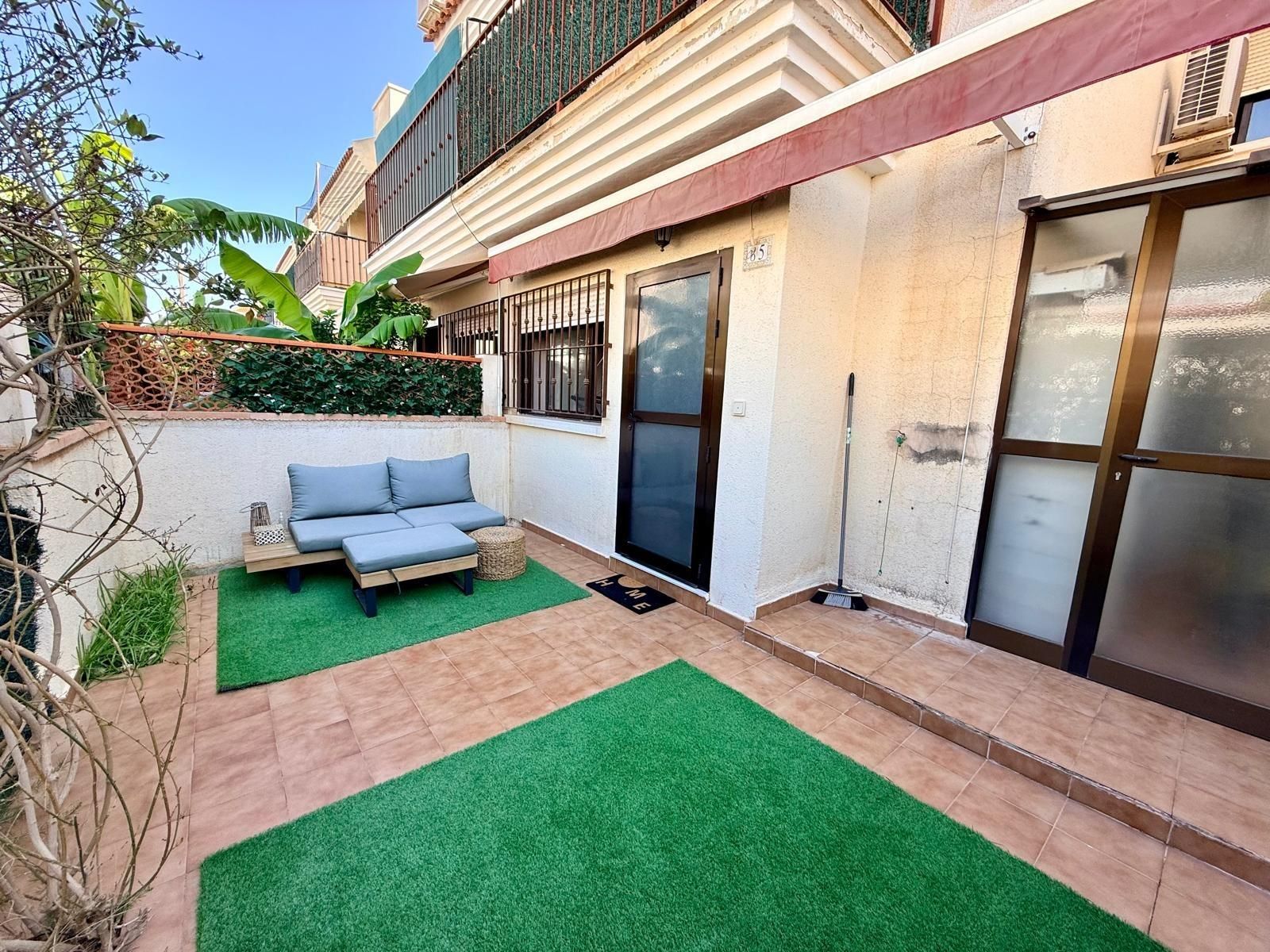 Terrace of House or chalet to rent in Santa Pola  with Air Conditioner and Community pool