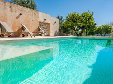 Casa rústica amb piscina en venda a Campanet
