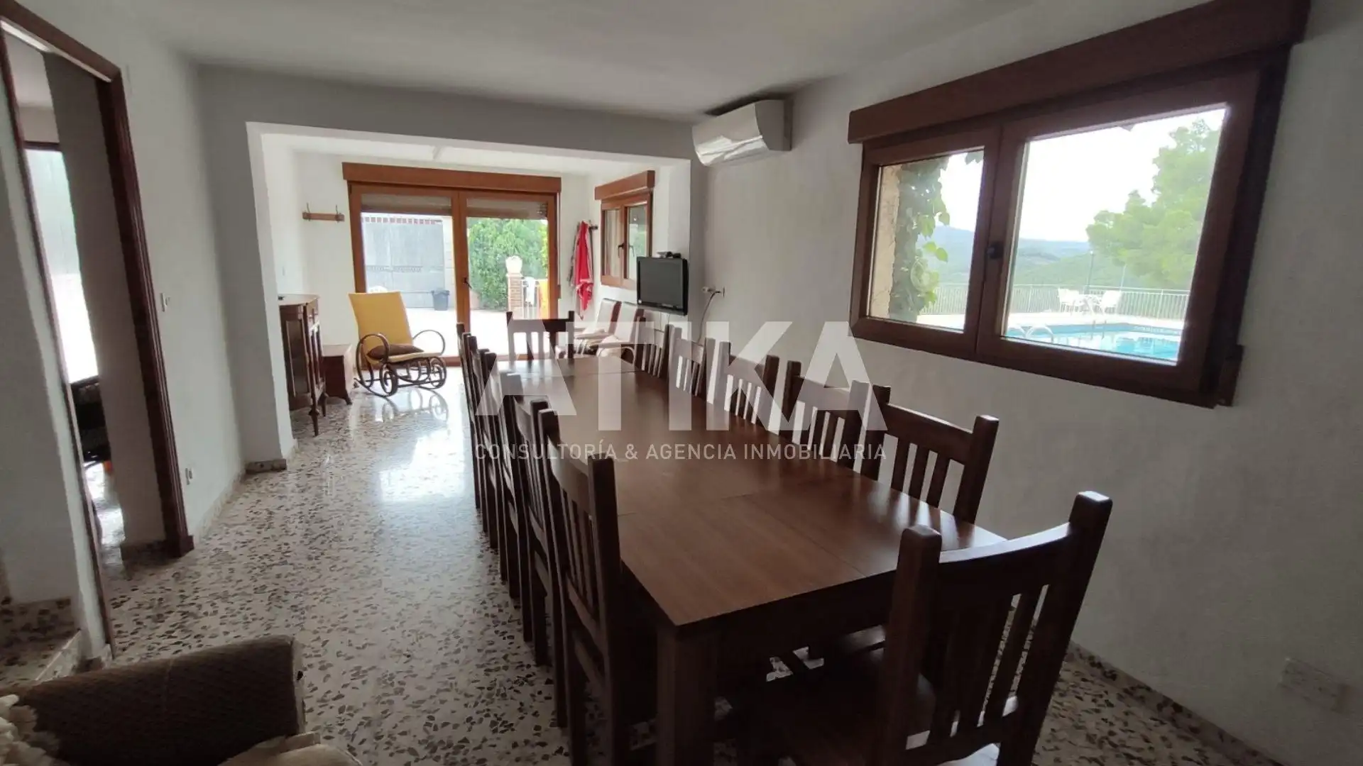 Menjador de Casa o xalet en venda en Banyeres de Mariola amb Aire condicionat, Calefacció i Terrassa