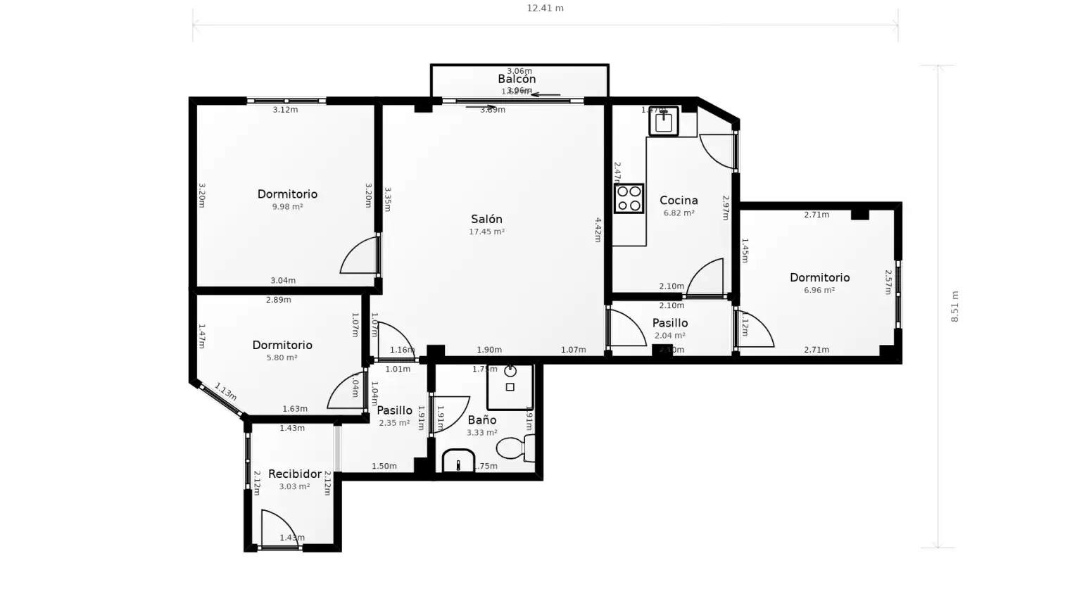 Piso en venta en Torrent con Aire acondicionado y Balcón