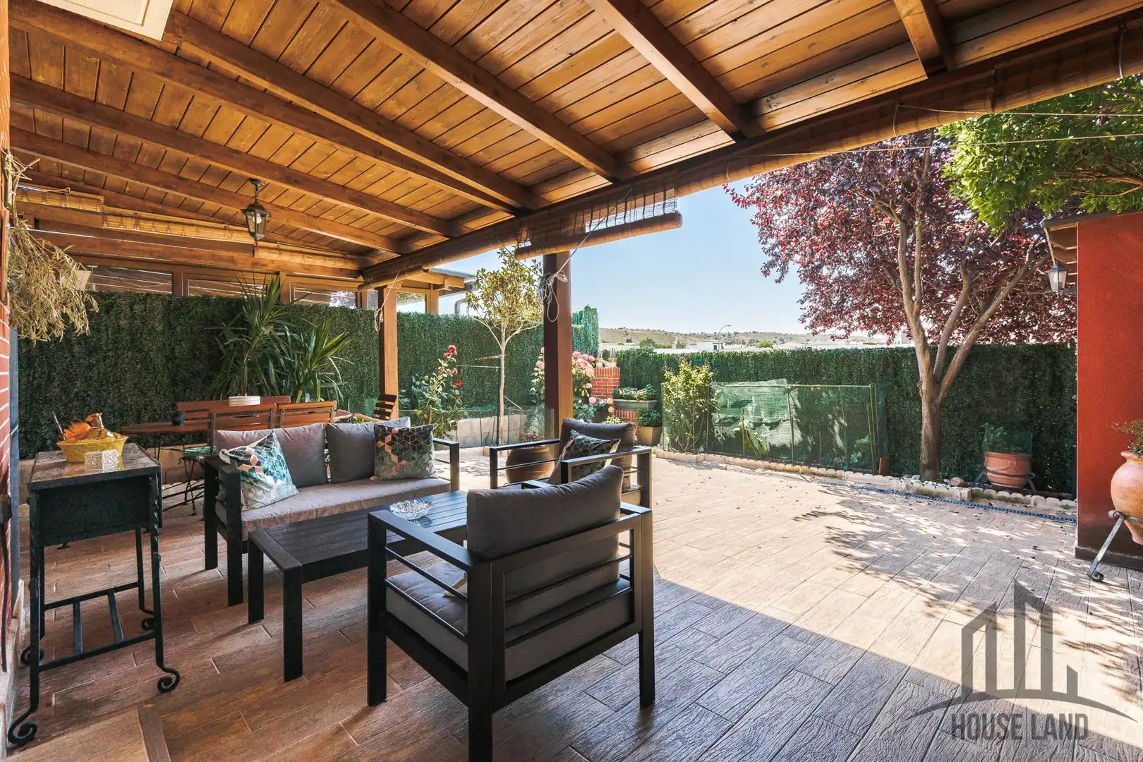 Terraza de Casa adosada en venta en El Casar con Aire acondicionado, Calefacción y Piscina comunitaria