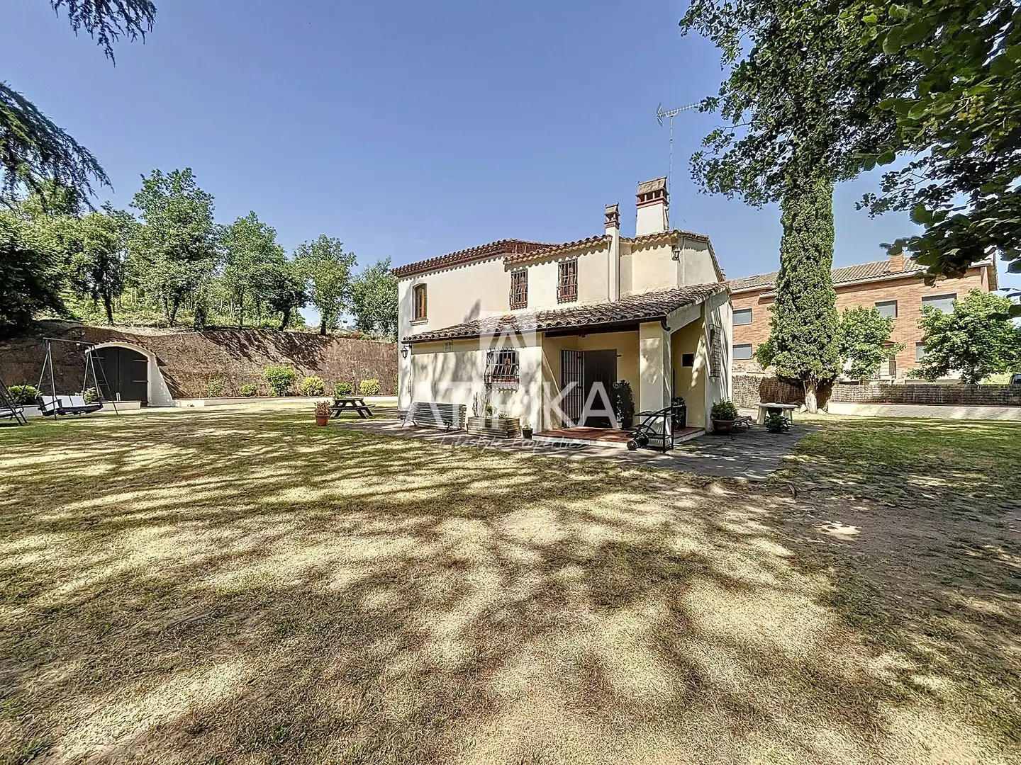 Jardín de Finca rústica en venta en Vallgorguina con Calefacción, Parquet y Trastero