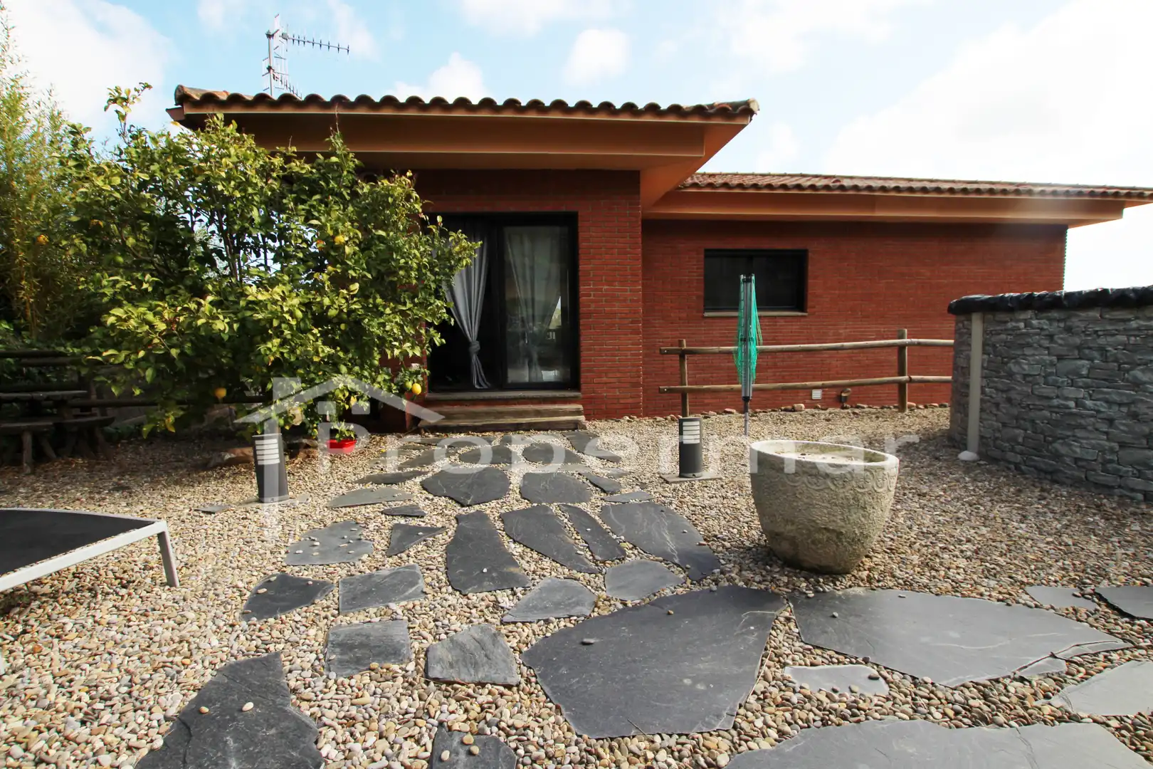 Außenansicht von Haus oder Chalet zum Verkauf in Sant Antoni de Vilamajor mit Klimaanlage, Heizung und Privatgarten