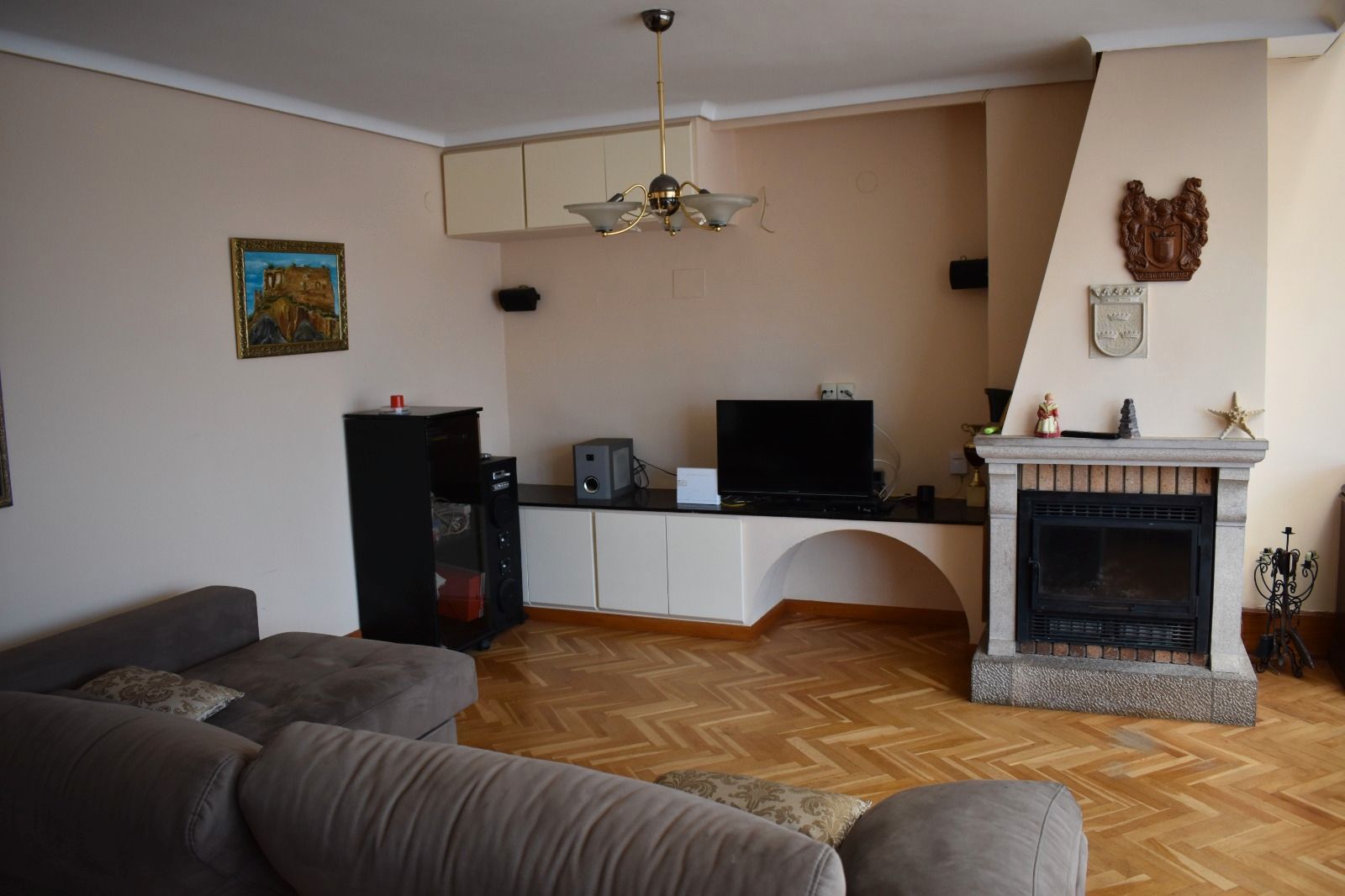 Sala d'estar de Àtic en venda en Burriana / Borriana amb Aire condicionat, Calefacció i Terrassa