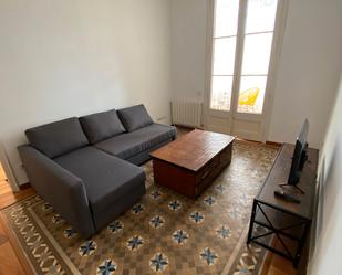 Living room of Flat to rent in  Barcelona Capital  with Air Conditioner, Heating and Furnished