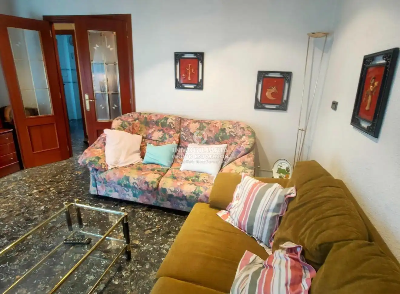 Sala de estar de Piso en venta en Aspe con Terraza, Trastero y Balcón