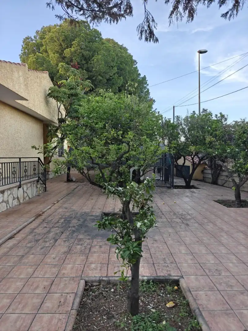 Terraza de Casa o chalet de alquiler en San Vicente del Raspeig / Sant Vicent del Raspeig con Aire acondicionado, Calefacción y Jardín privado