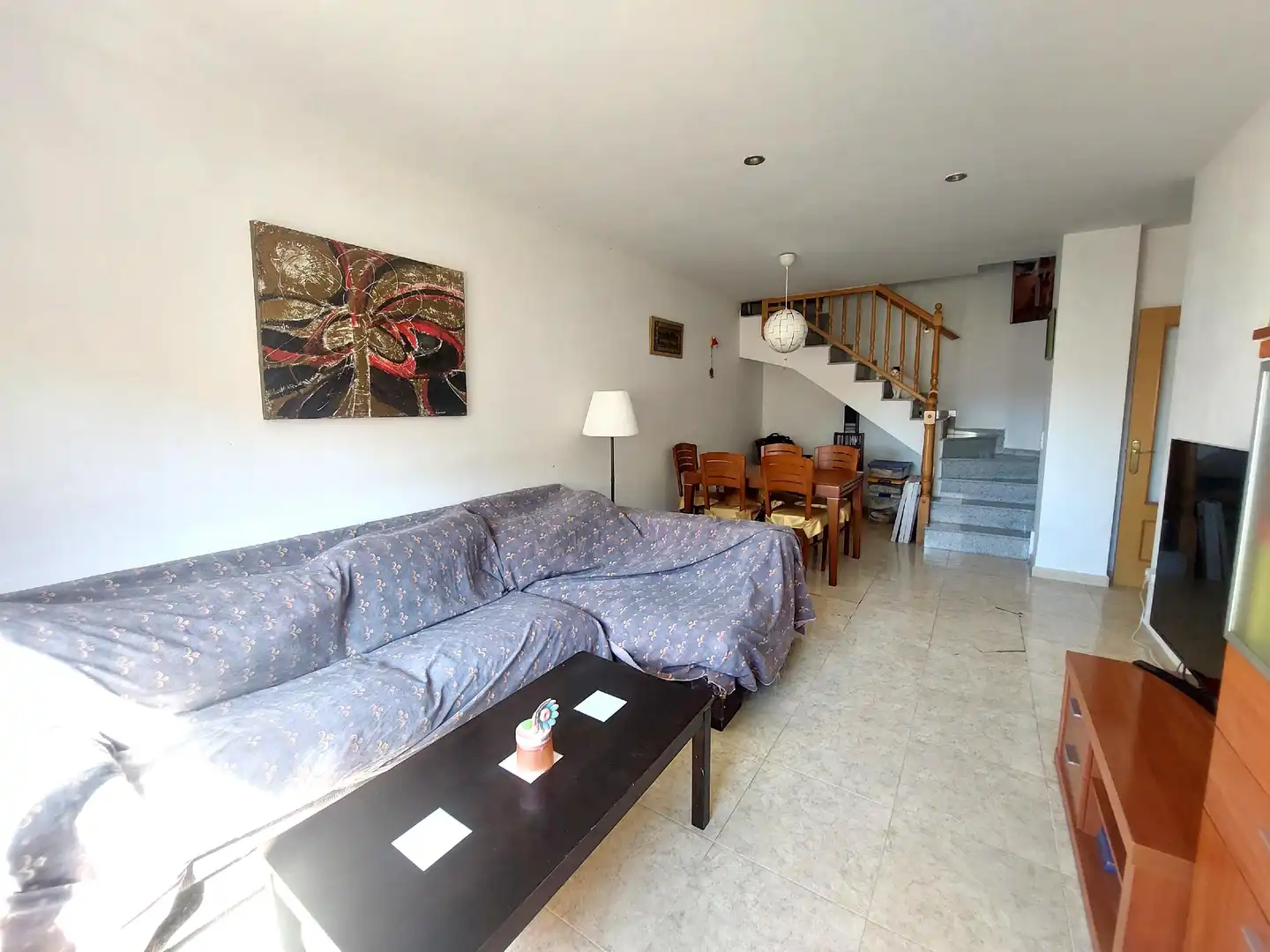 Sala d'estar de Pis en venda en Olesa de Montserrat amb Aire condicionat, Calefacció i Terrassa