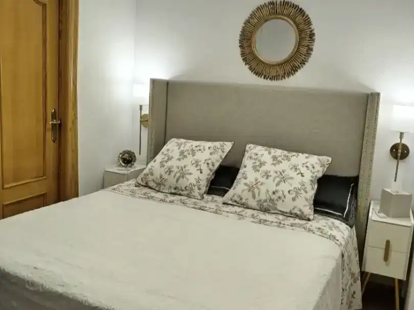 Dormitori de Casa adosada en venda en Sax amb Aire condicionat