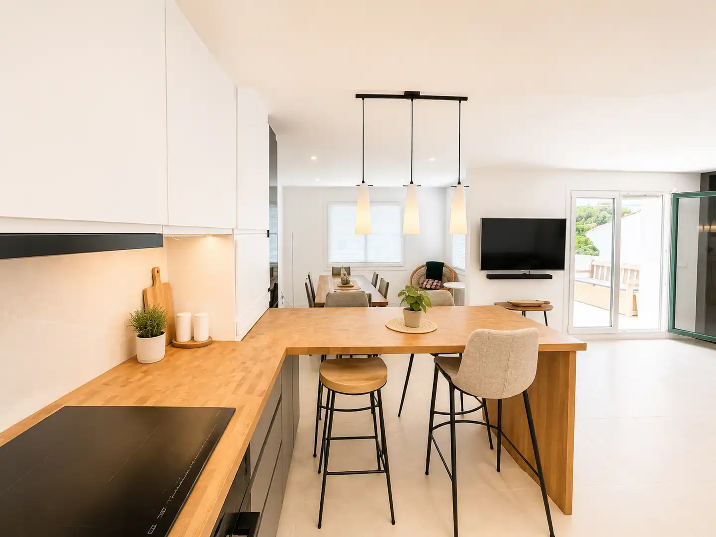 Cocina de Piso en venta en Benalmádena con Aire acondicionado, Terraza y Amueblado