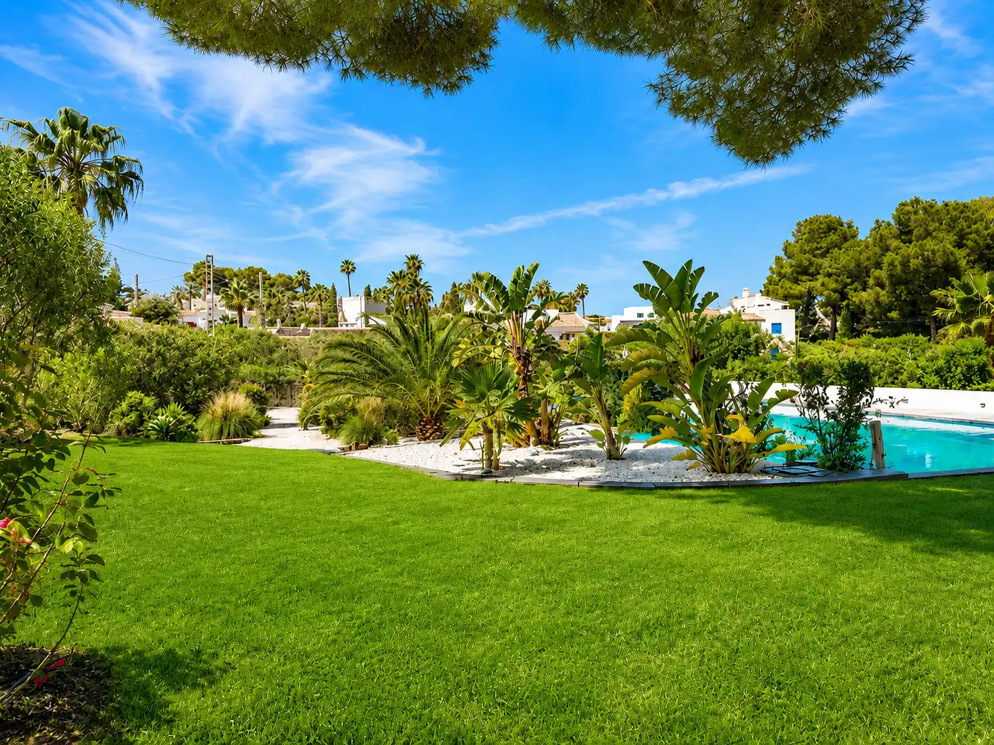 Garden of Houses for sale in Jávea / Xàbia  with Air Conditioner, Heating and Private garden