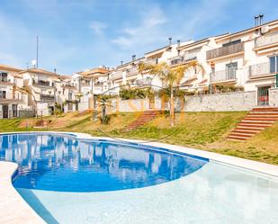 Exterior view of Single-family semi-detached for sale in Sitges  with Air Conditioner, Heating and Terrace