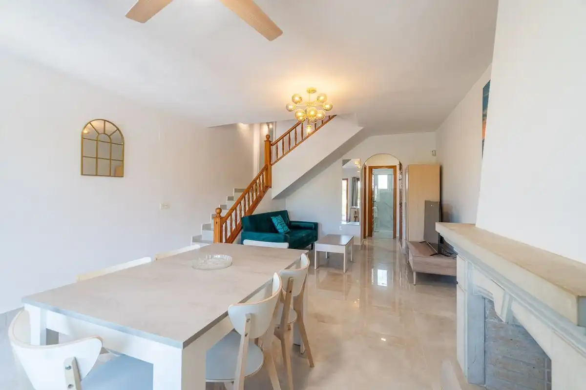 Living room of Detached homes for rent in Orihuela  with Air Conditioner, Terrace and Furnished