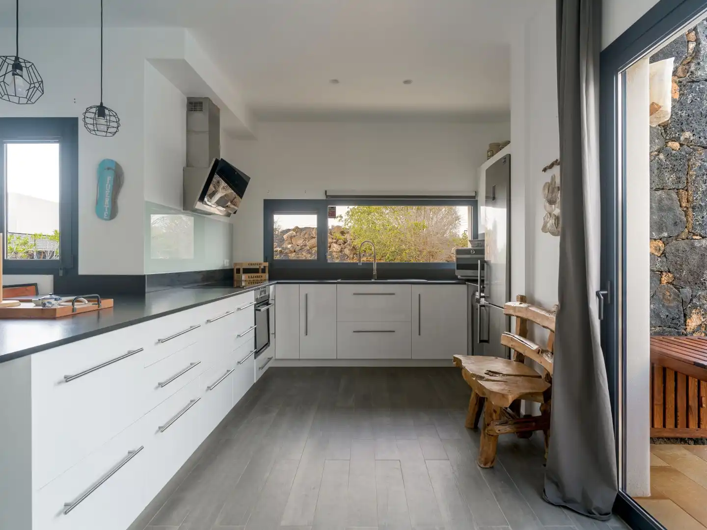 Cocina de Casa o chalet en venta en La Oliva con Jardín privado, Terraza y Trastero