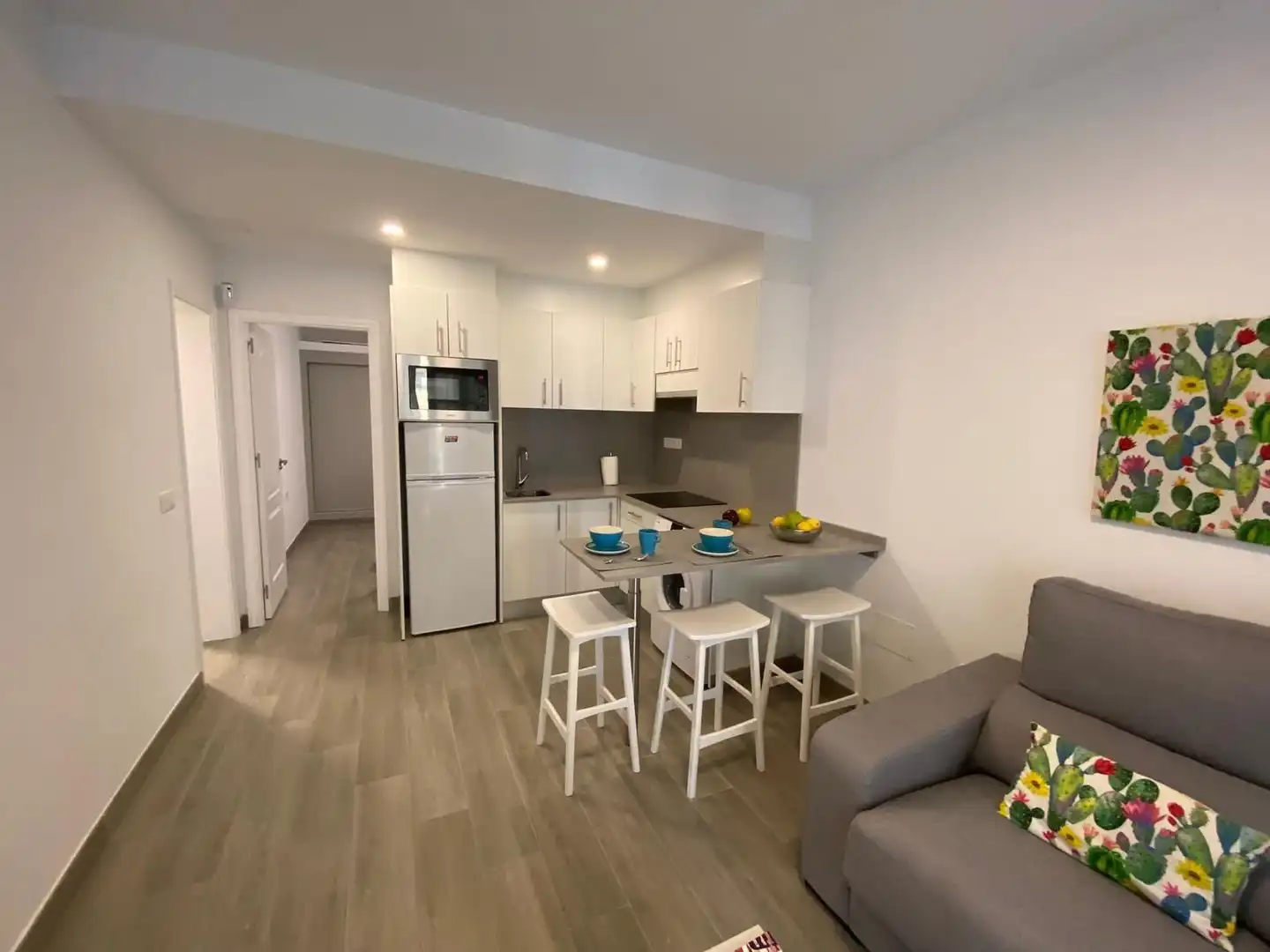 Cocina de Apartamento de alquiler en San Bartolomé de Tirajana con Jardín privado, Terraza y Trastero