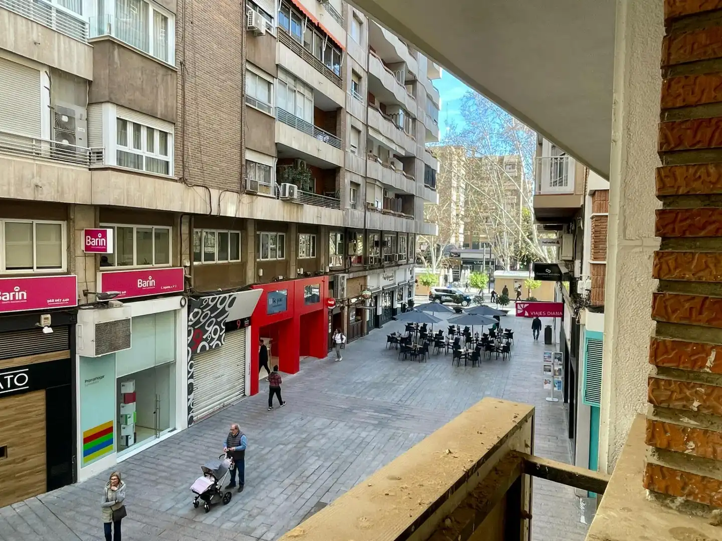 Vista exterior de Oficina de alquiler en  Murcia Capital con Aire acondicionado