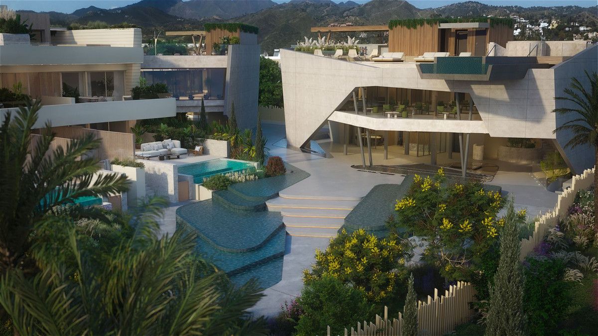 Vista exterior de Planta baixa en venda en Marbella amb Piscina