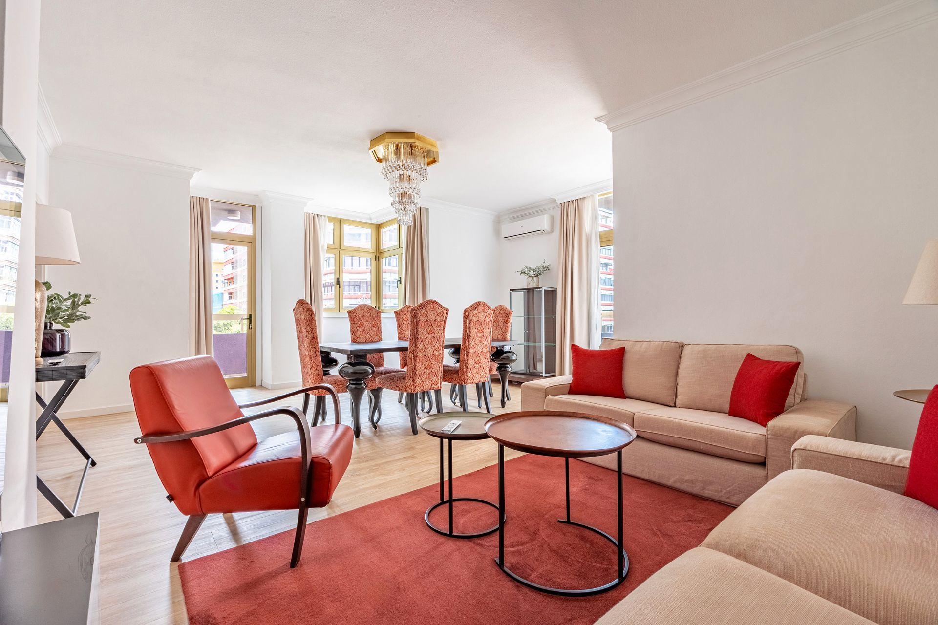 Living room of Flat to rent in Las Palmas de Gran Canaria  with Terrace, Furnished and Balcony