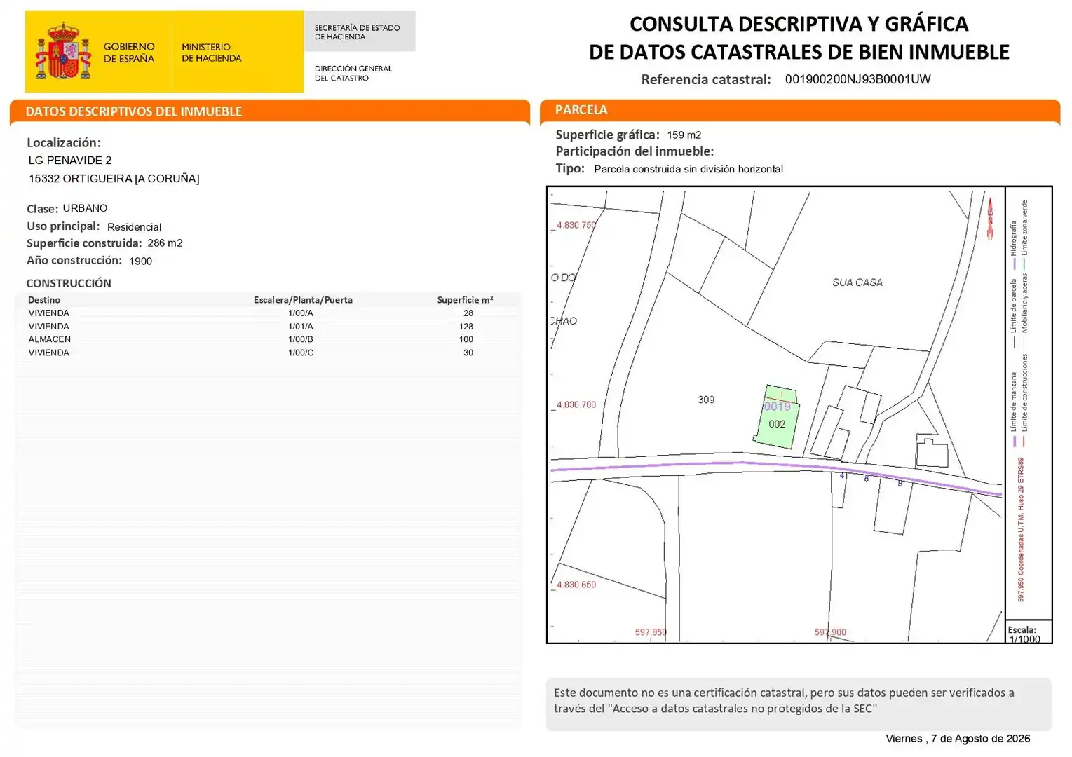 Casa rústica con terraza en venta en Ortigueira, imagen 36