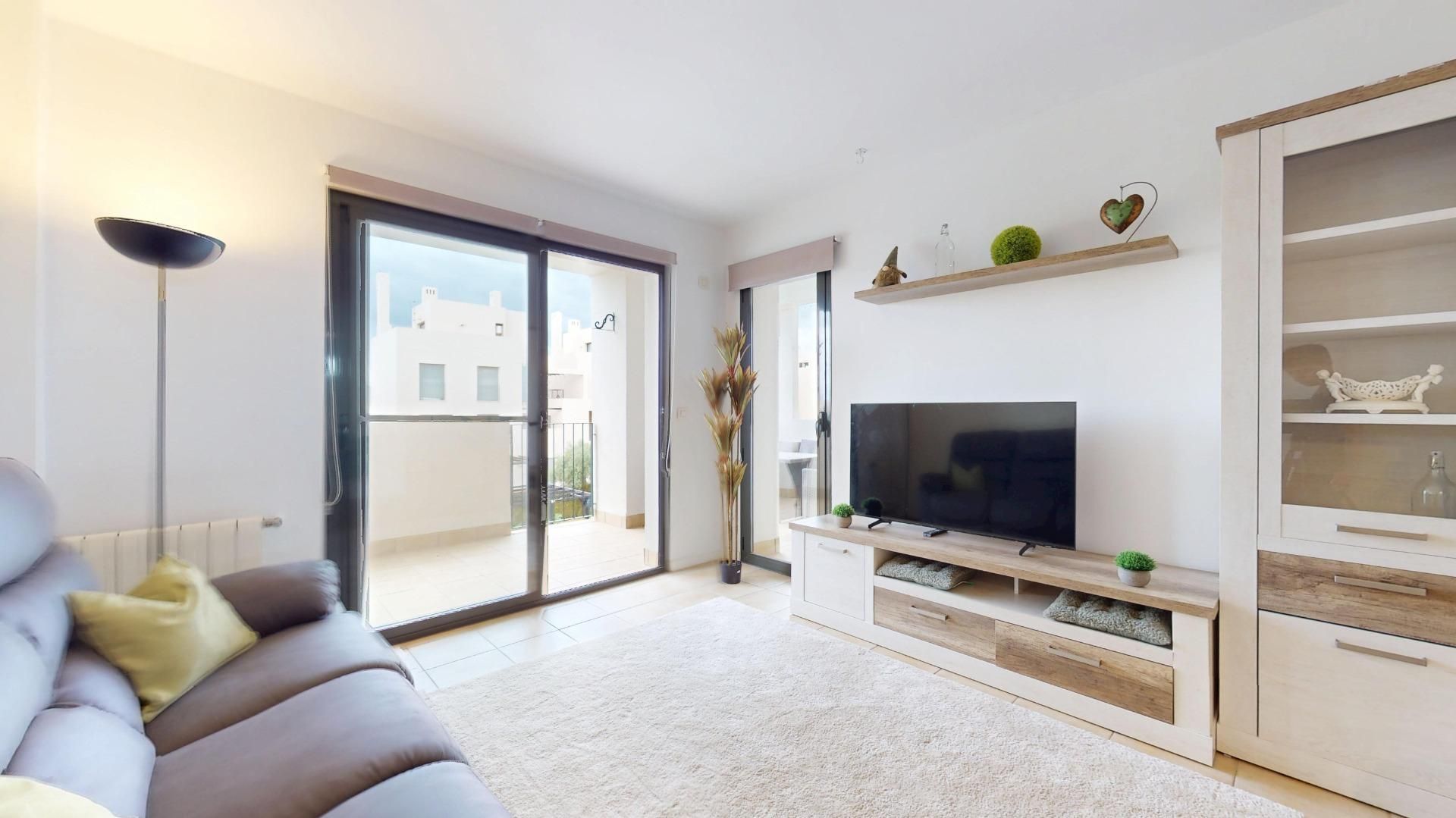 Sala de estar de Apartamento en venta en  Murcia Capital con Aire acondicionado, Calefacción y Terraza