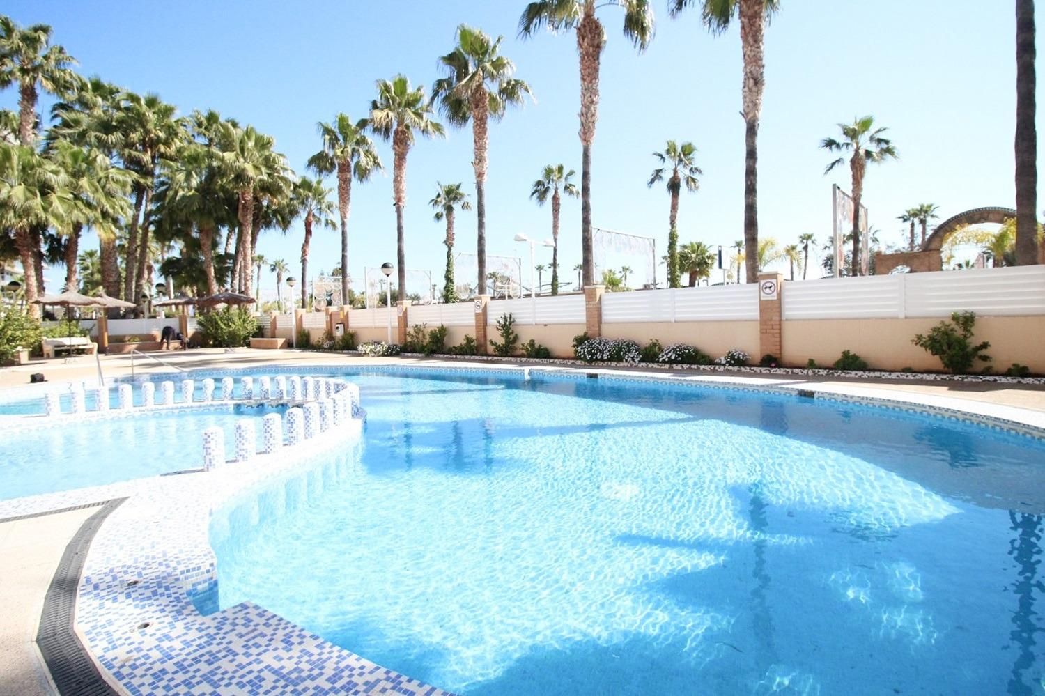 Swimming pool of Apartment for sale in Oropesa del Mar / Orpesa  with Air Conditioner, Private garden and Terrace