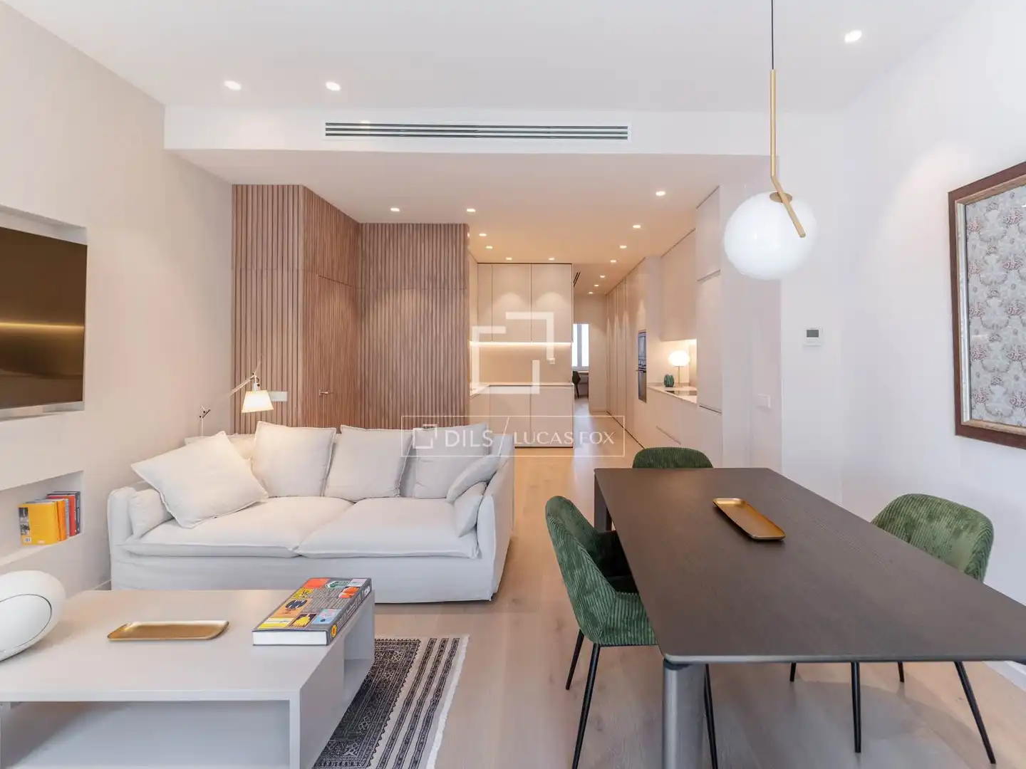 Sala de estar de Piso de alquiler en Valencia con Aire acondicionado, Amueblado y Balcón