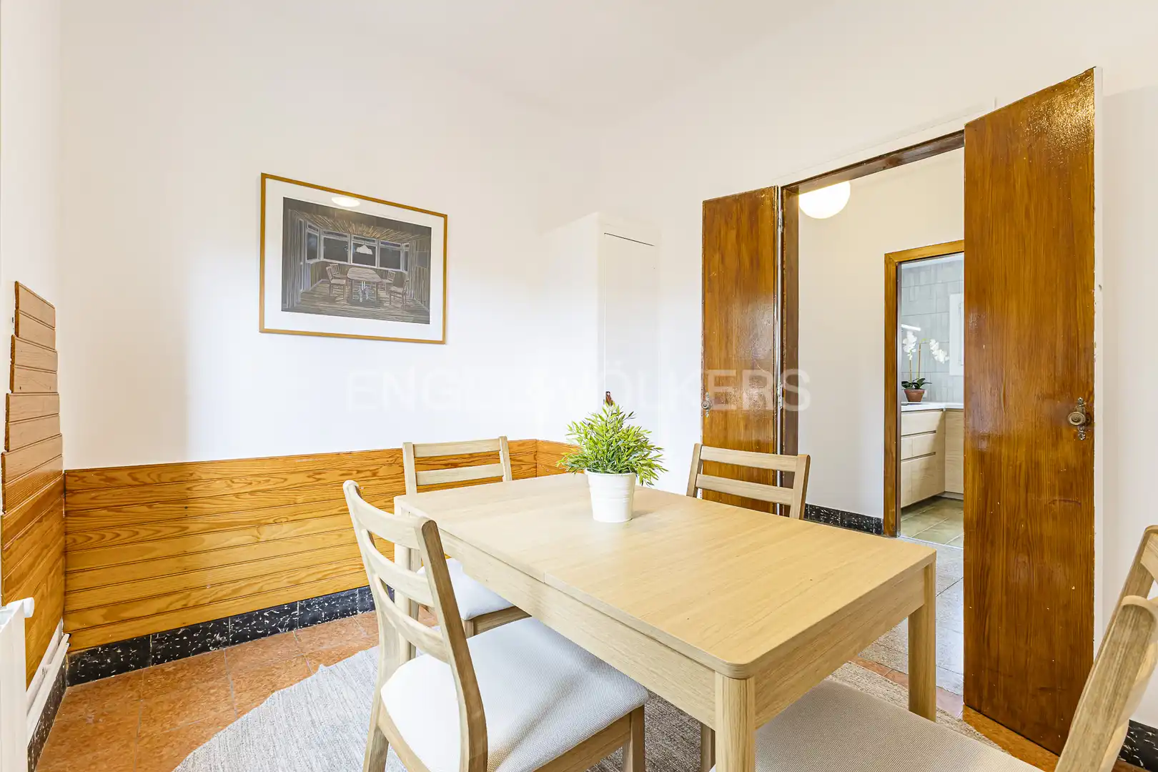 Dining room of Flat for rent in Castelldefels  with Air Conditioner, Heating and Private garden