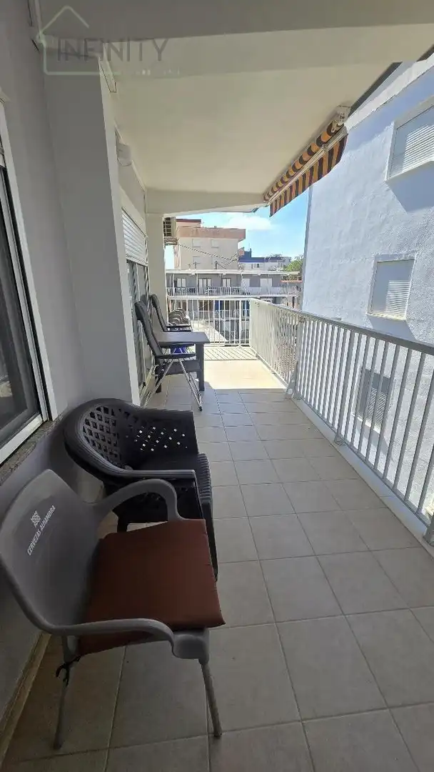 Terraza de Apartamento de alquiler en Piles con Aire acondicionado, Calefacción y Terraza
