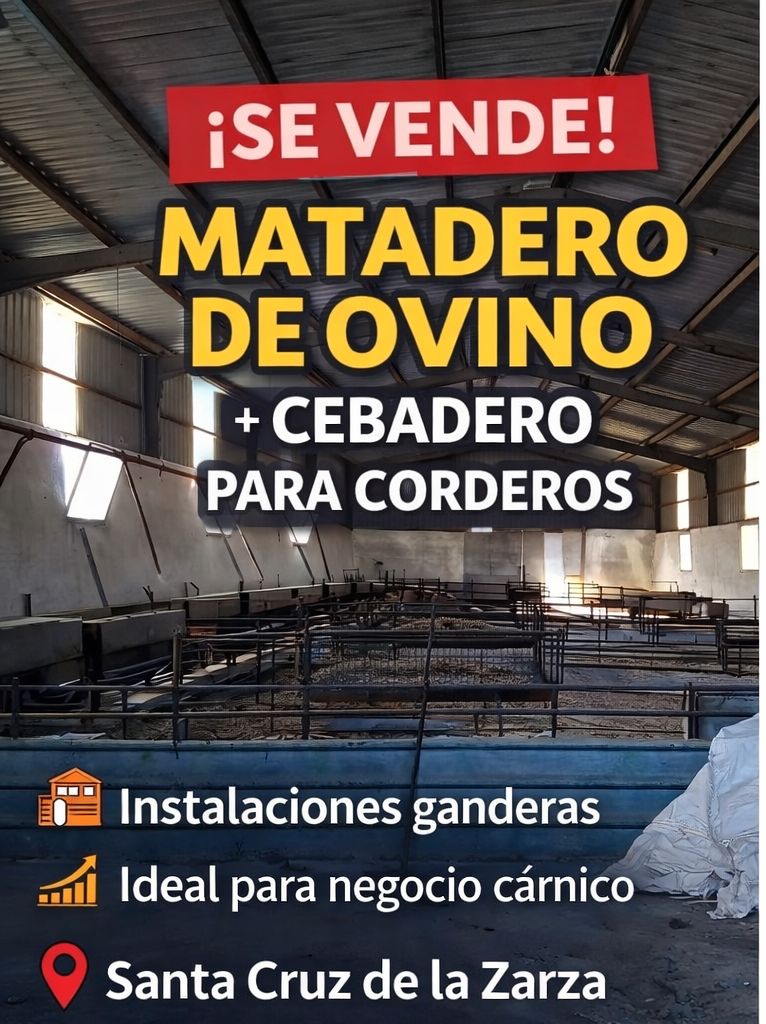 Aparcament de Nau industrial en venda en Santa Cruz de la Zarza amb Calefacció